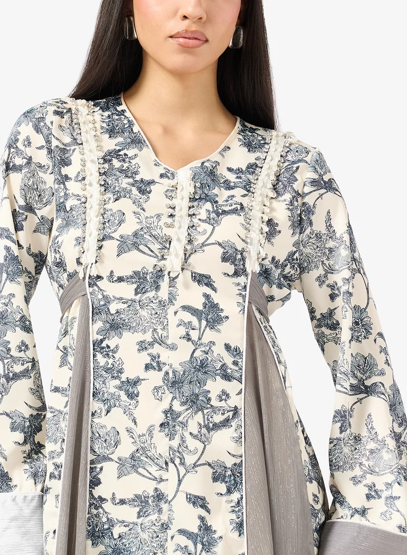Khizana  Printed Jalabiya for Women | Best Price UAE